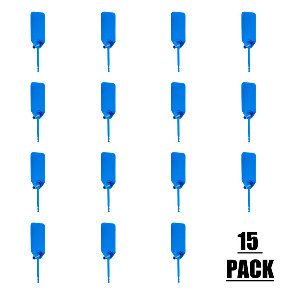 Commercial Electric 11" Security Seal Strap Zip Ties Nylon Tamper Proof, 15 Pack - Picture 1 of 9
